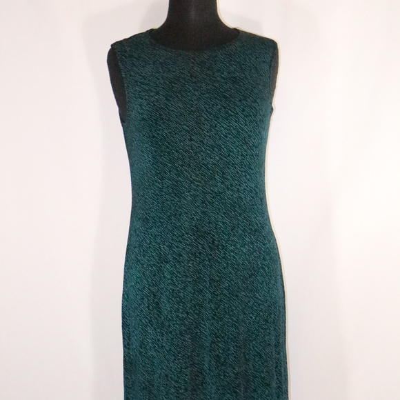 COLDWATER CREEK Green Sleeveless Shift Dress Sz 8 US Women - Picture 4 of 7